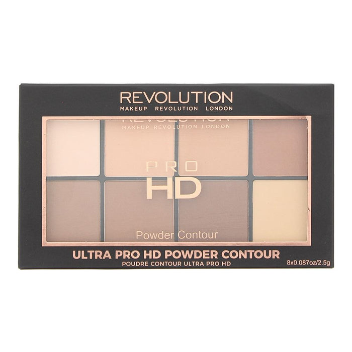 Revolution Pro HD Powder Contour Light Medium Contouring Palette 8 x 2.5g