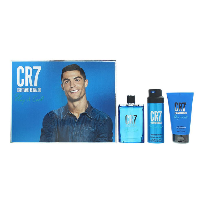 Cristiano Ronaldo Play It Cool 3 Piece Gift Set For Men