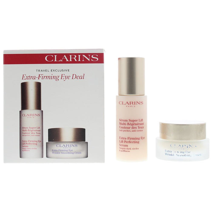 Clarins Gift Set: Extra Firming Eye Cream 15ml - Extra Firming Eye Serum 15ml
