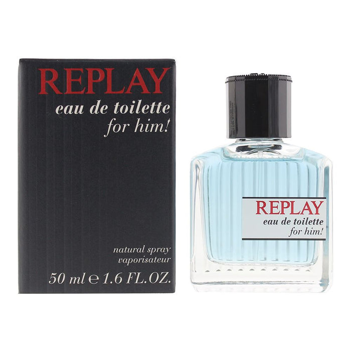 Replay For Him Eau de Toilette 50ml Men Spray