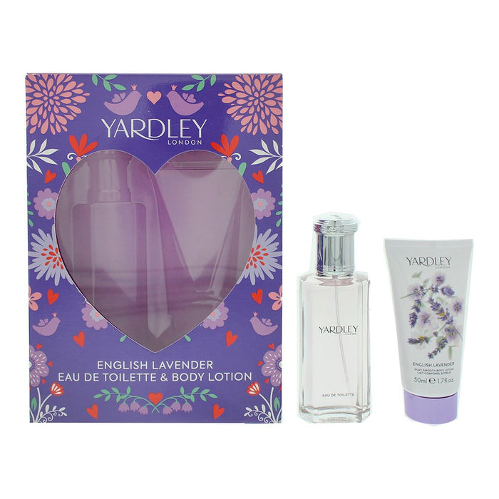 Yardley English Lavender 2 Piece Gift Set: EDT 50ml - Body Lotion 50ml Women