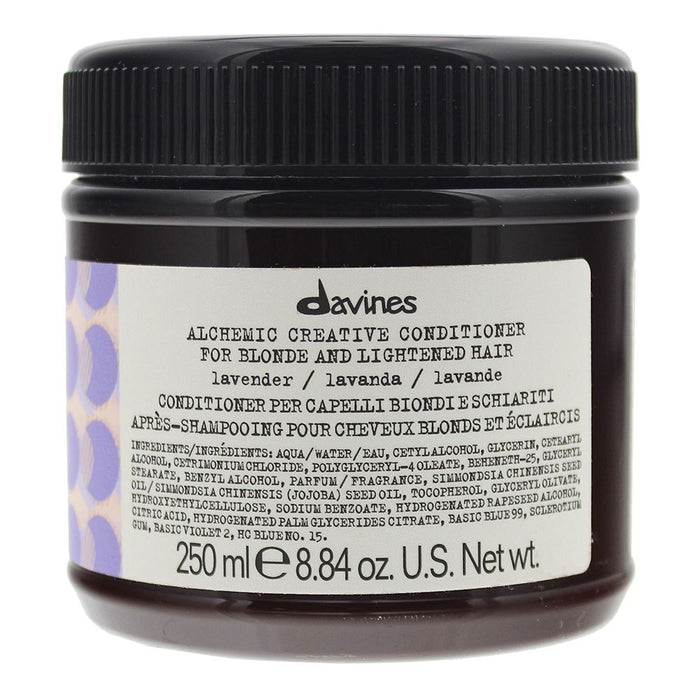 Davines Alchemic Lavender Creative Conditioner For Blonde & Lightened Hair 250ml
