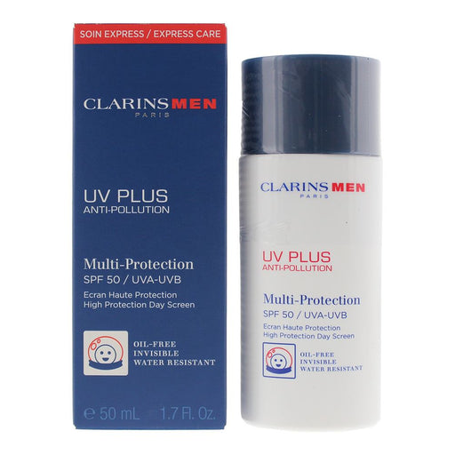 Clarins Men UV Plus Anti-Pollution Multi-Protection SPF50 Day Cream 50ml