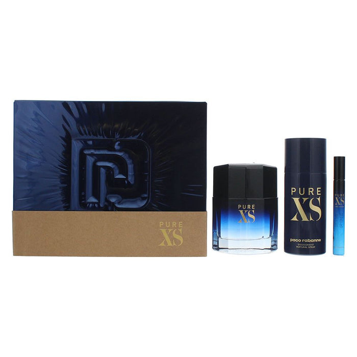 Paco Rabanne Pure Xs 3 Piece Gift Set Men