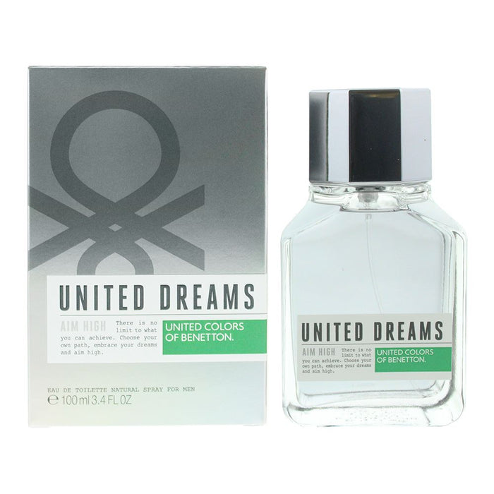 Benetton United Dreams, Aim High Eau de Toilette 100ml Men Spray