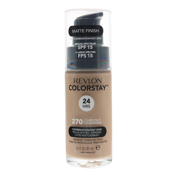 Revlon Colorstay For Combination/Oily Skin Foundation SPF15 - 270 Chestnut 30ml