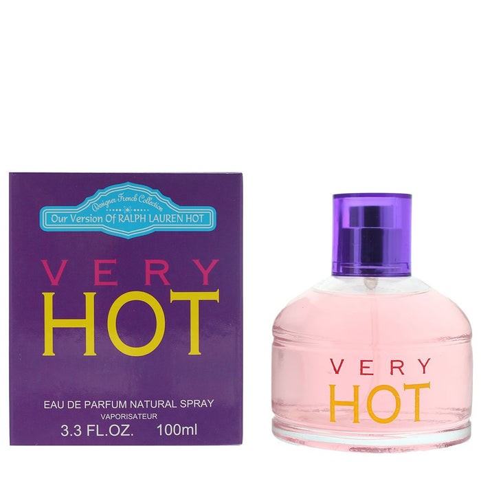 Designer French Collection Very Hot Eau de Parfum 100ml Women Spray