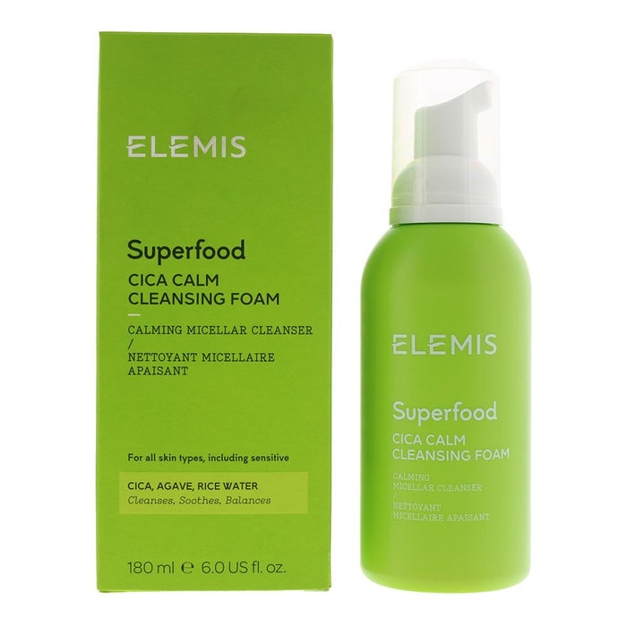 Elemis Superfood Cica Calm Cleansing Foam 180ml All Skin Types
