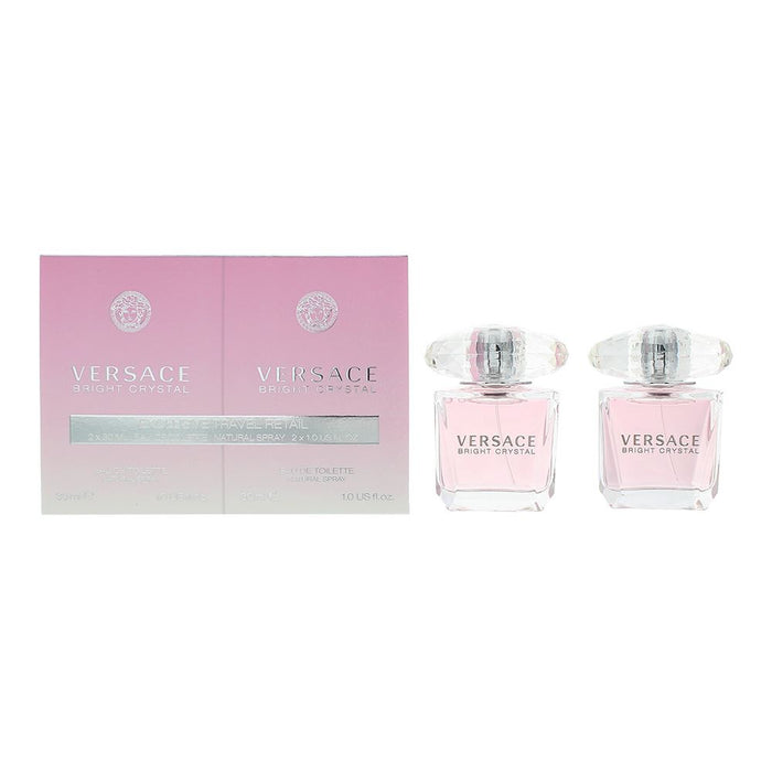Versace Bright Crystal Gift Set Eau de Toilette 2 X 30ml For Women