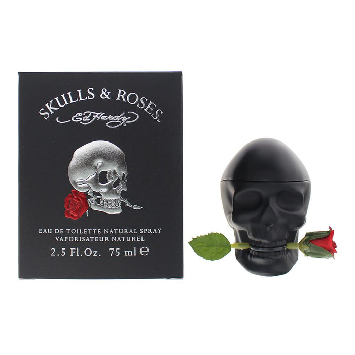 Ed Hardy Skulls Roses Eau de Toilette 75ml Men Spray