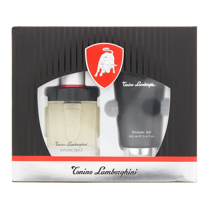 Lamborghini Invincibile 2 Piece Gift Set: EDT 40ml Shower Gel 100ml For Men