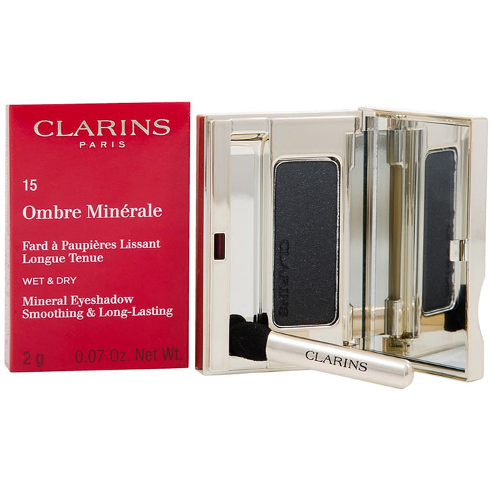Clarins Ombre Minerale Smoothing Long-Lasting 15 Black Sparkle Eye Shadow 2g