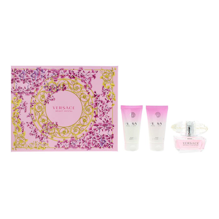 Versace Bright Crystal 3 Piece Gift Set