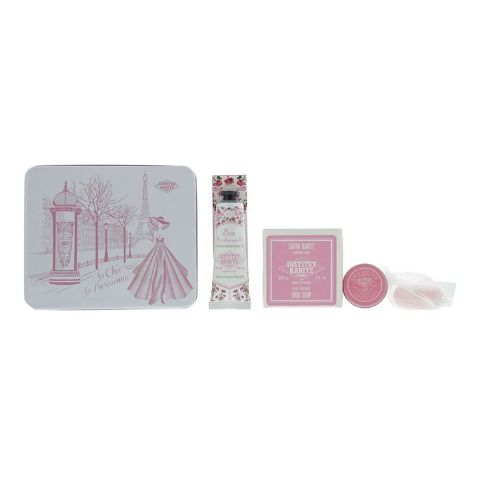 Institut Karite Paris Rose Mademoiselle 4 Piece Gift Set