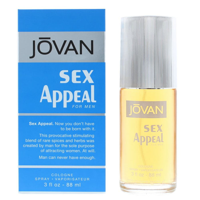 Jovan Sex Appeal Eau de Cologne 88ml Men Spray