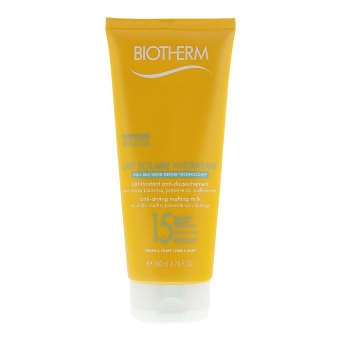 Biotherm Spf 15 For Face And Body Anti-Drying Melting Milk 200ml Women