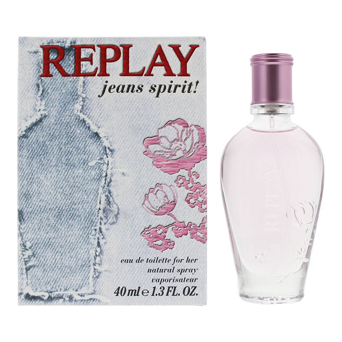 Replay Jeans Spirit For Her Eau de Toilette 40ml Women Spray