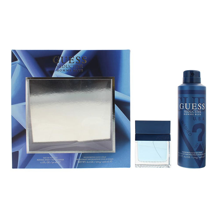 Guess Seductive Homme Blue 2 Piece Gift Set: EDT 50ml - Body Spray 226ml