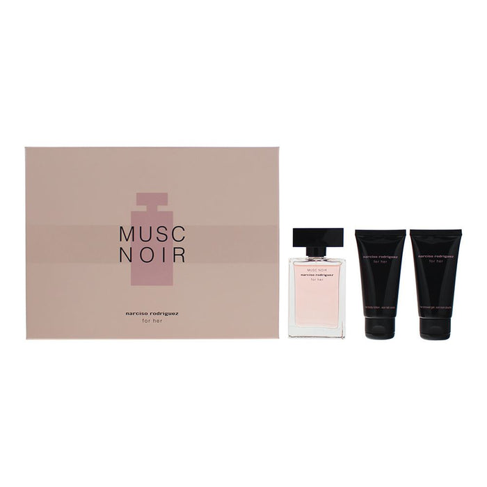 Narciso Rodriguez For Her Musc Noir 3 Piece Gift Set For Women