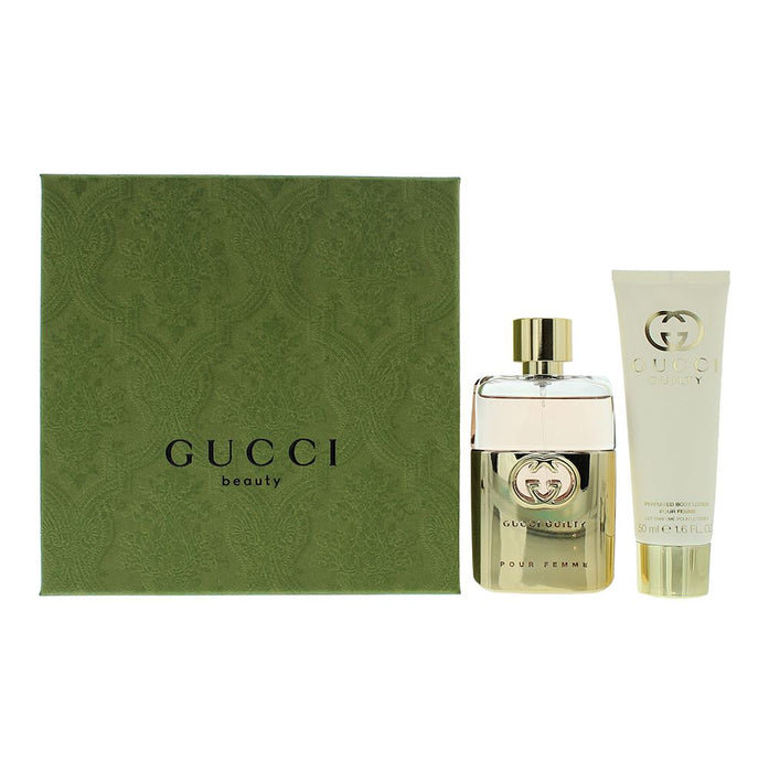 Gucci Guilty Pour Femme 2 Pcs Gift Set: EDP 50ml - Body Lotion 50ml Women Spray