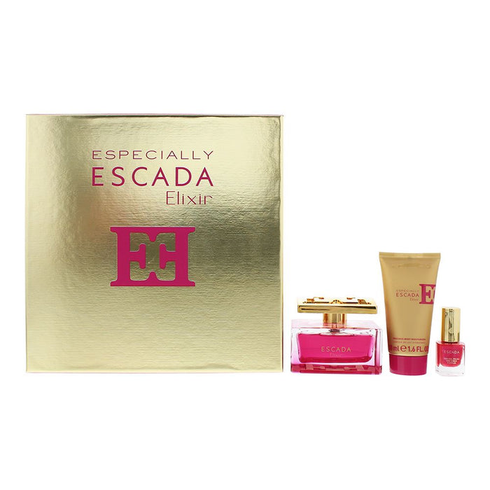 Escada Especially Elixir 3 Piece Gift Set For Women