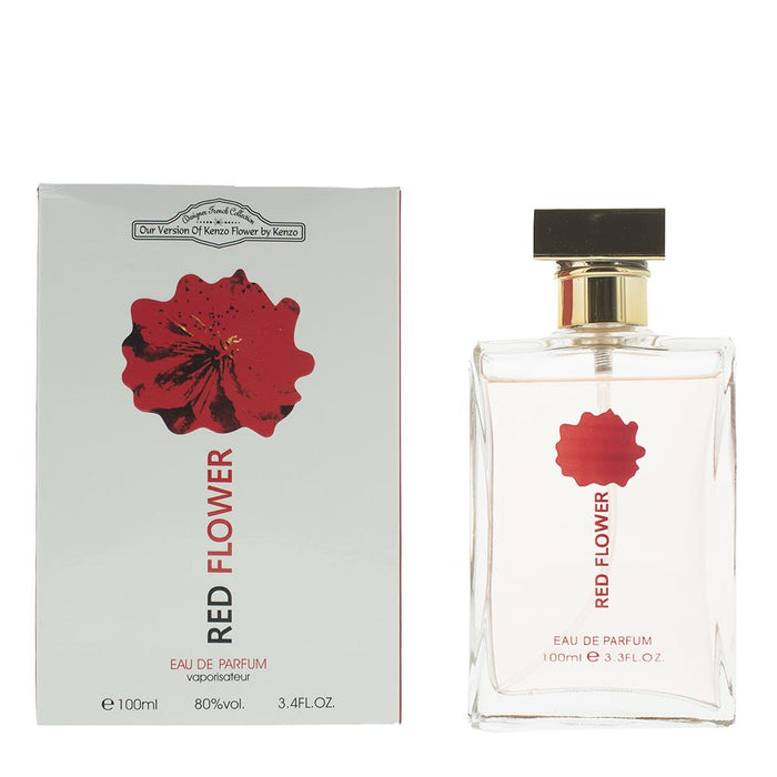 Designer French Collection Red Flower Eau de Parfum 100ml Women Spray