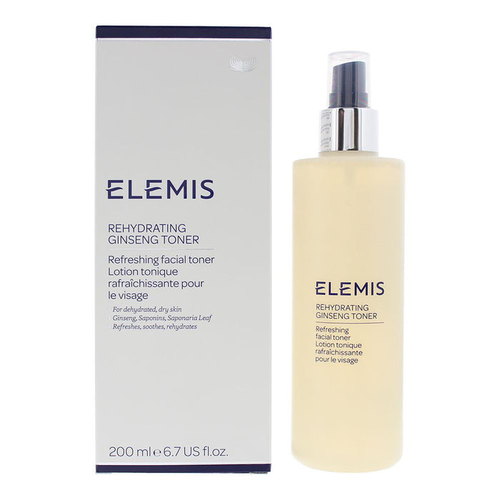 Elemis Rehydrating Ginseng Toner 200ml Dehydrated, Dry Skin