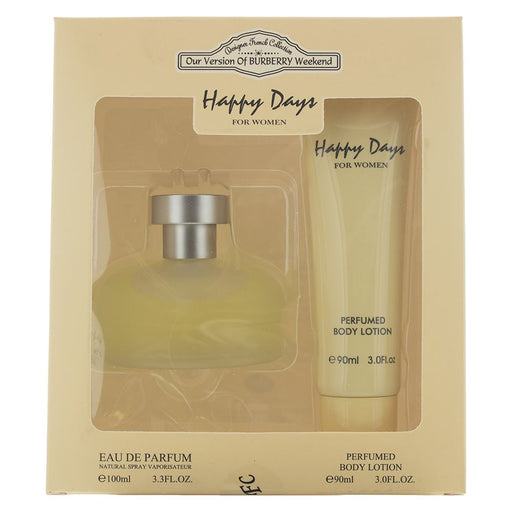 Designer French Collection Happy Days EDP 2 Pieces Gift Set Women