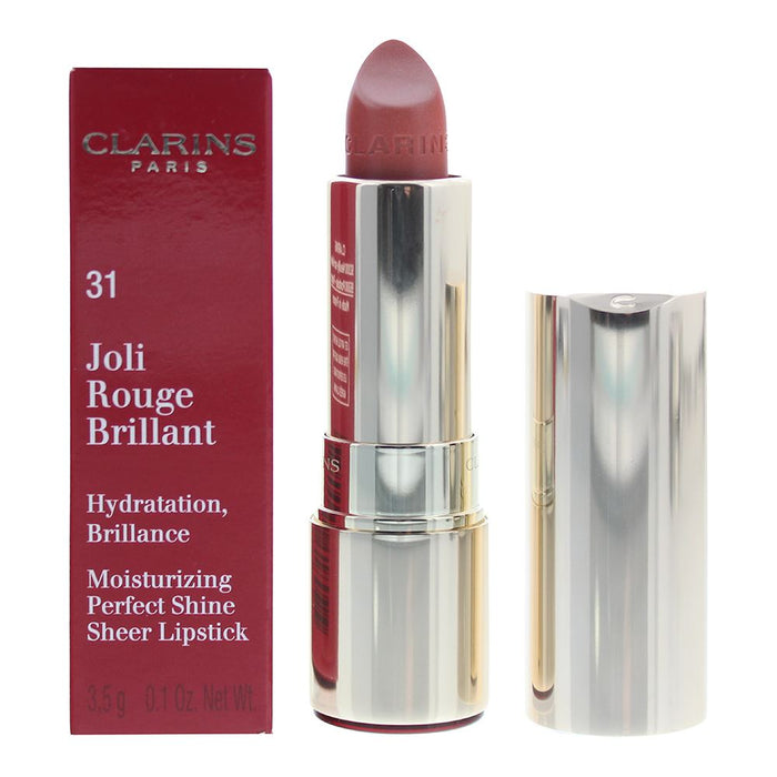 Clarins Joli Rouge Brilliant Lipstick 31 Tender Nude 3.5g